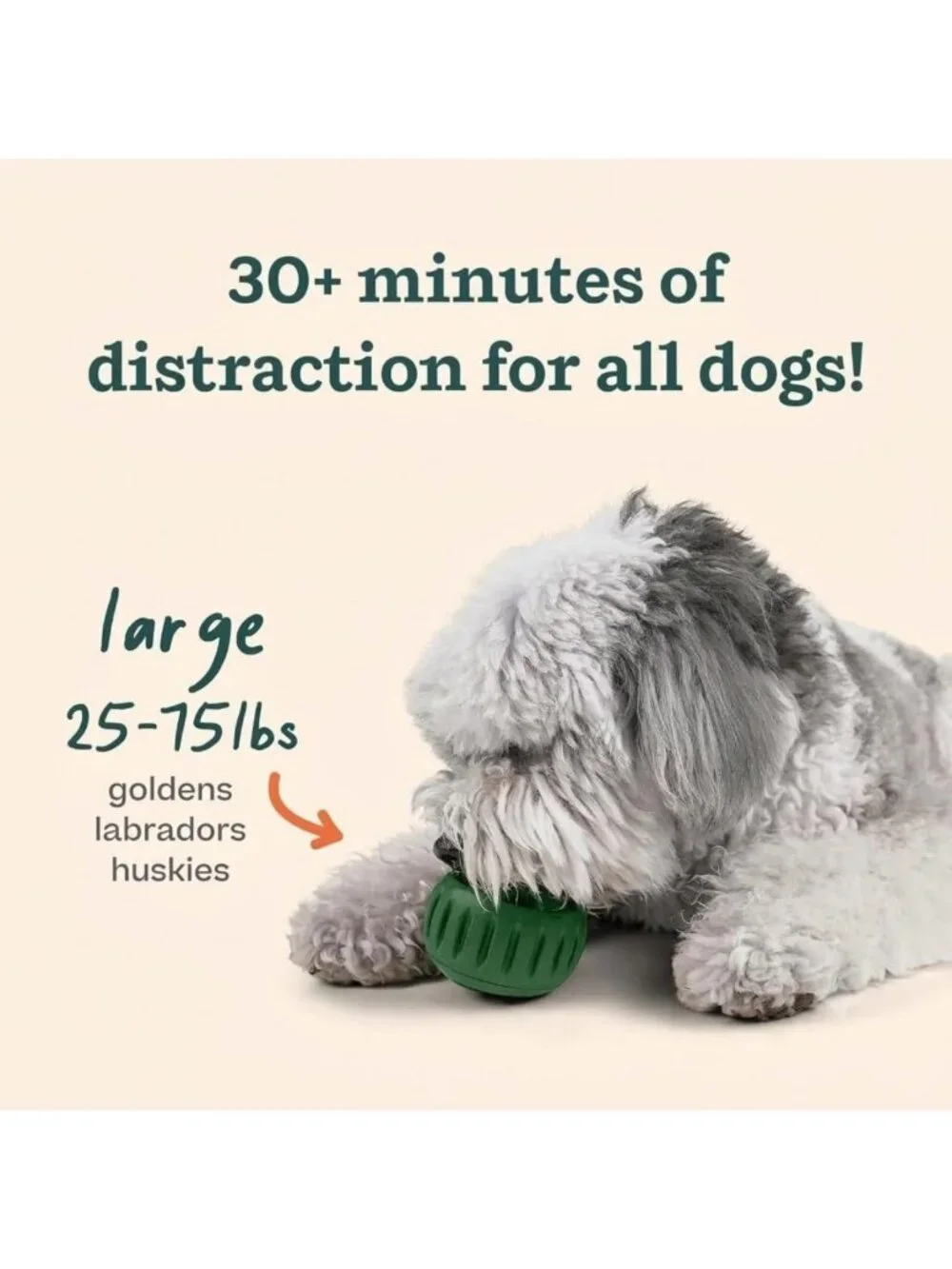 Ultimate Dog Treat Toy Starter Pack for Large Dogs 25-75 lbs - Fun & Durable!